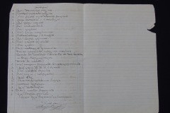 LIST OF ITEMS MAKING UP A DOWRY (Inside)