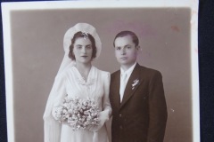 OLD WEDDING PHOTOGRAPH 2 From flea market. 