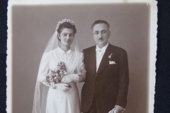 OLD WEDDING PHOTOGRAPH 6 From flea market. Translation: To our beloved Elenitsa. With love Uncle and aunt Georgala.